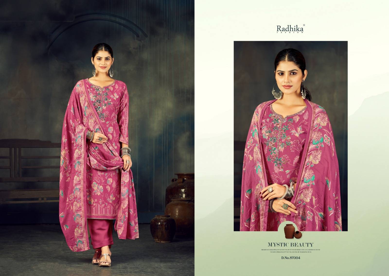 FIROZA by Azara 87001 TO 87004 SERIES Pakistani Stylish Embroidered PURE VISCOUSE COLLECTION At Wholesale Price
